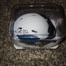 Jimmy Smith Autographed mini helmet