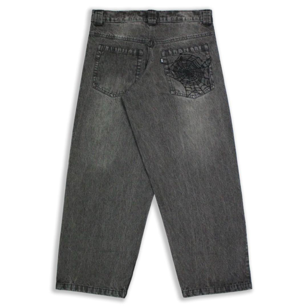 国内外の人気集結！ EARL S グレー Washed デニム skateboards パンツ