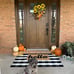 Buffalo Plaid Outdoor Rug Black and White Outdoor Rug 27.5 x 43 Inches