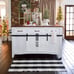 Buffalo Plaid Outdoor Rug Black and White Outdoor Rug 27.5 x 43 Inches