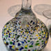 Hand blown Mexican Confetti Rock Margarita Glasses 16 Oz Set of 4
