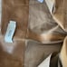 Tan leather pant