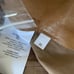 Tan leather pant