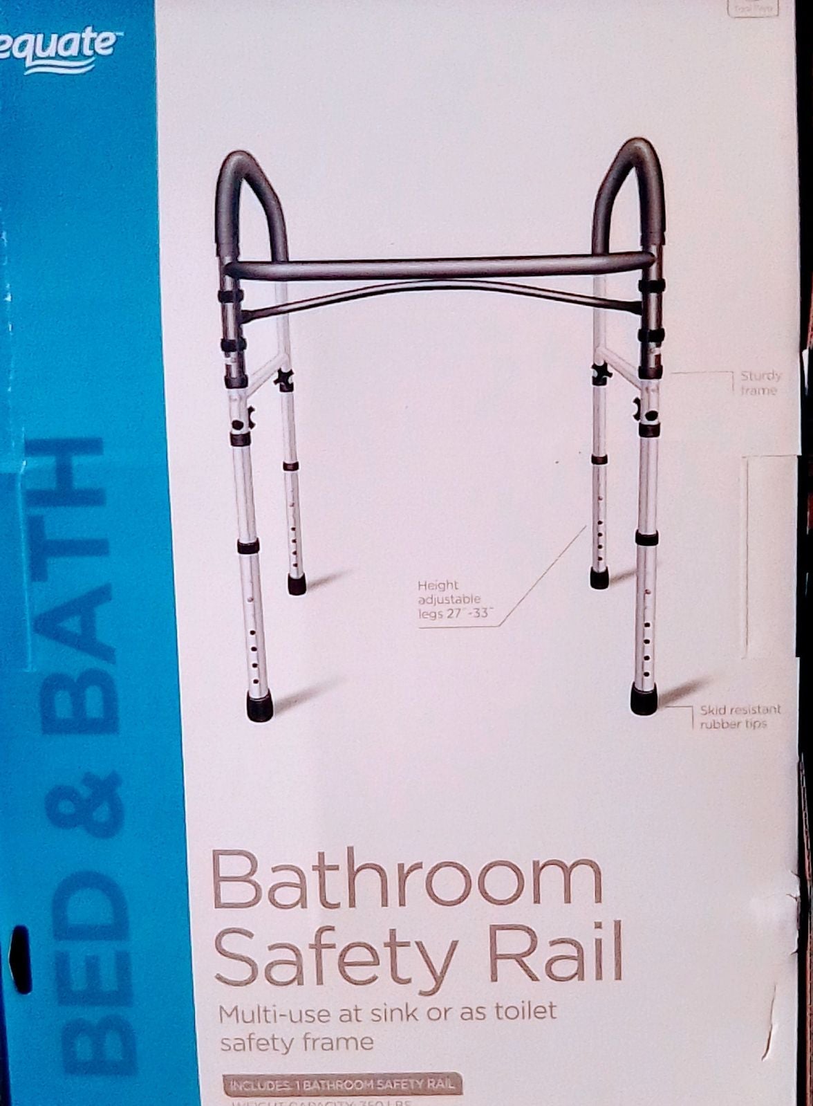 Bathroom handicap railings