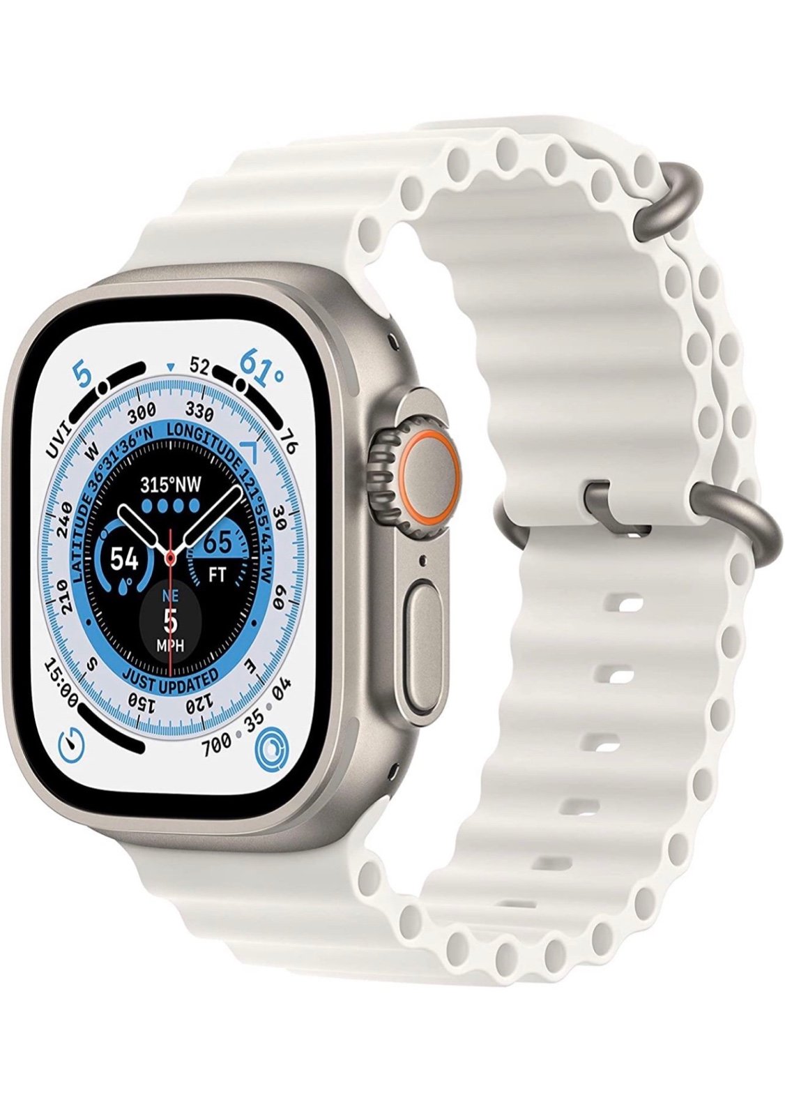 Apple Watch Ultra White Ocean Band Brand New Cellular