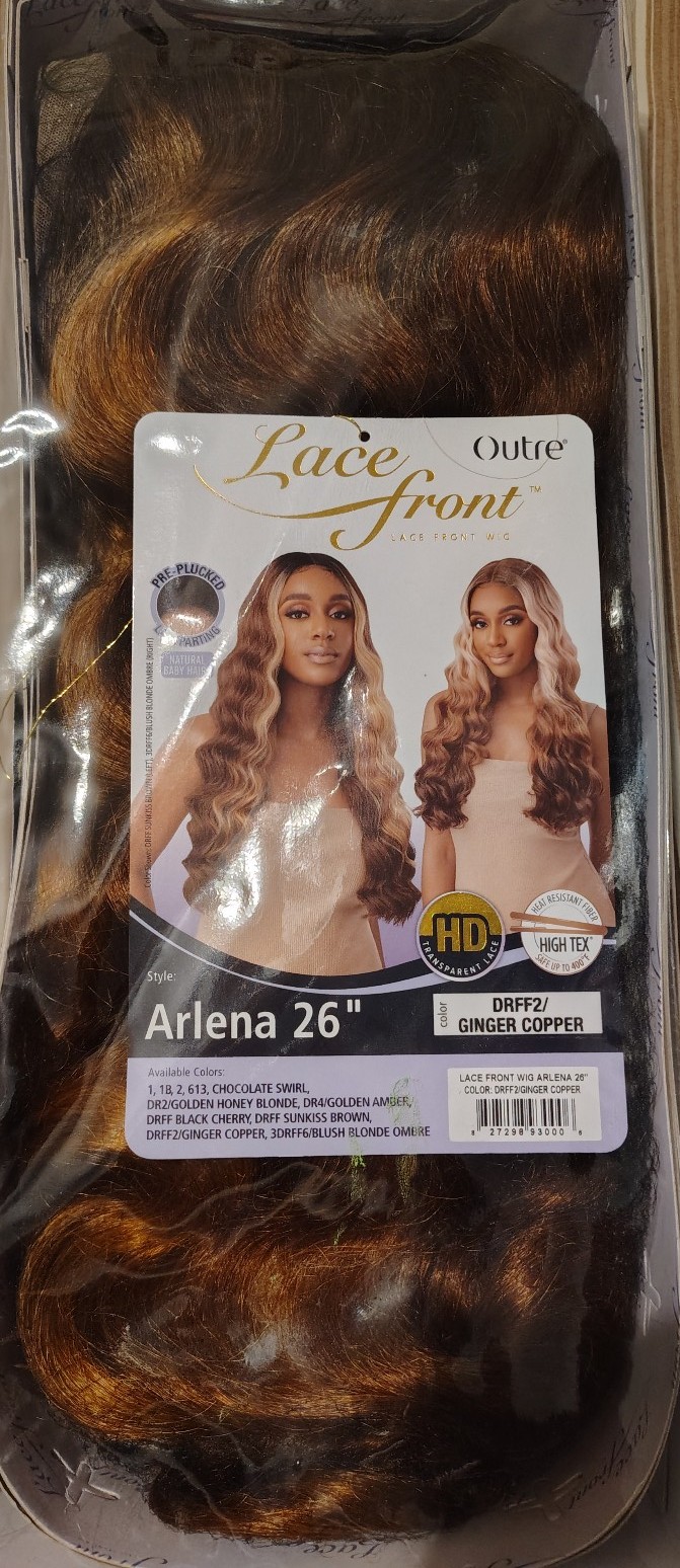 Outre Lace Front Wig-Arlena 26 - DRFF2/Ginger Copper