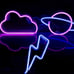 3 PCS LED Neon Light Signs for Wall Decoration