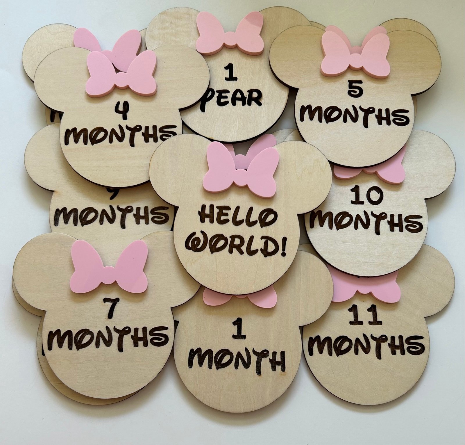 Minnie Mouse Monthly Milestone Markers