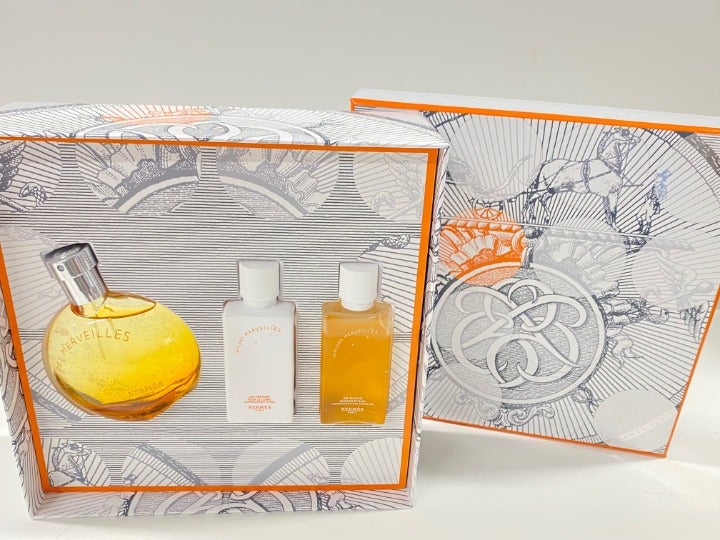 Hermes Paris Eau Des Merveilles 3 pcs in Beauty Set for women - NEW WITH BOX