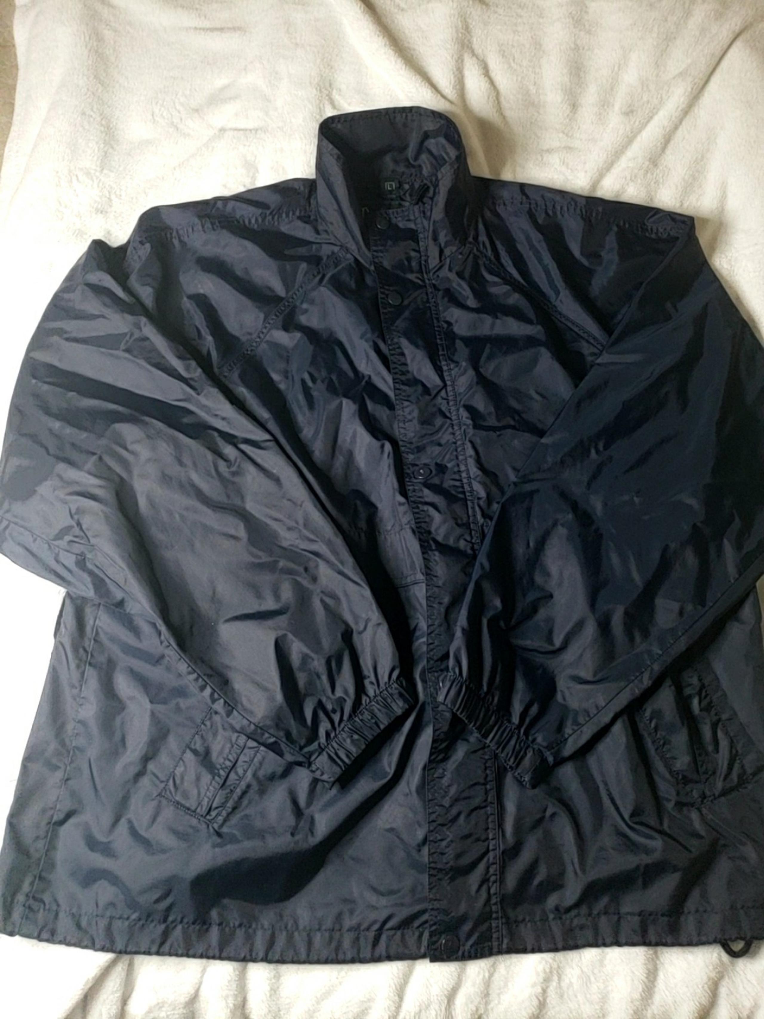 Vintage Distinctive Images Zip Up Jacket Navy Blue L - Dunbrooke