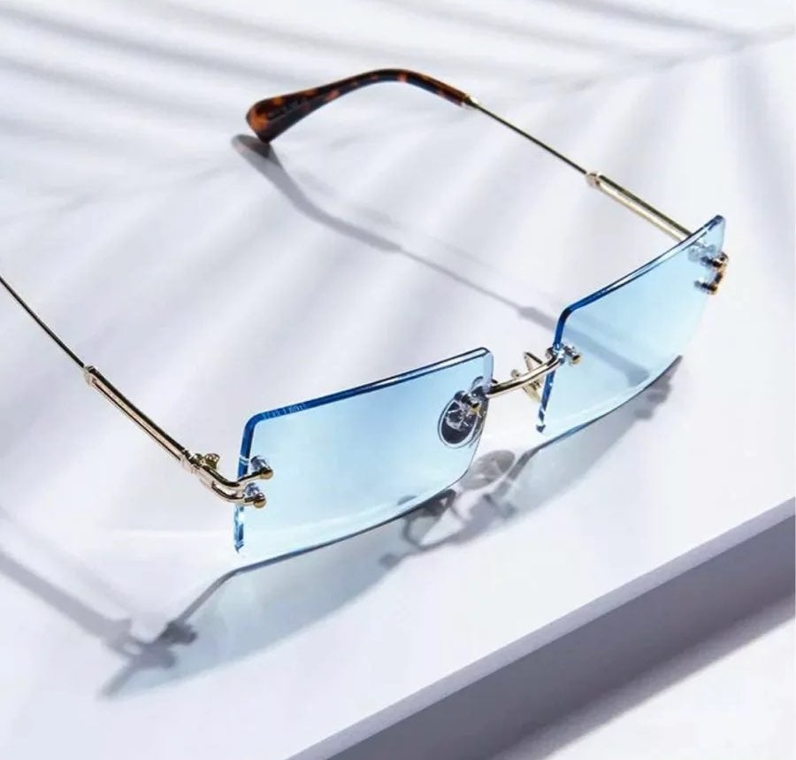 AAA Quality Baby Blue Retro Rectangle Go