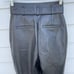 Aritzia Babaton High Waist Belted Vegan Leather Pants Slim Fit Crop Black sz 00