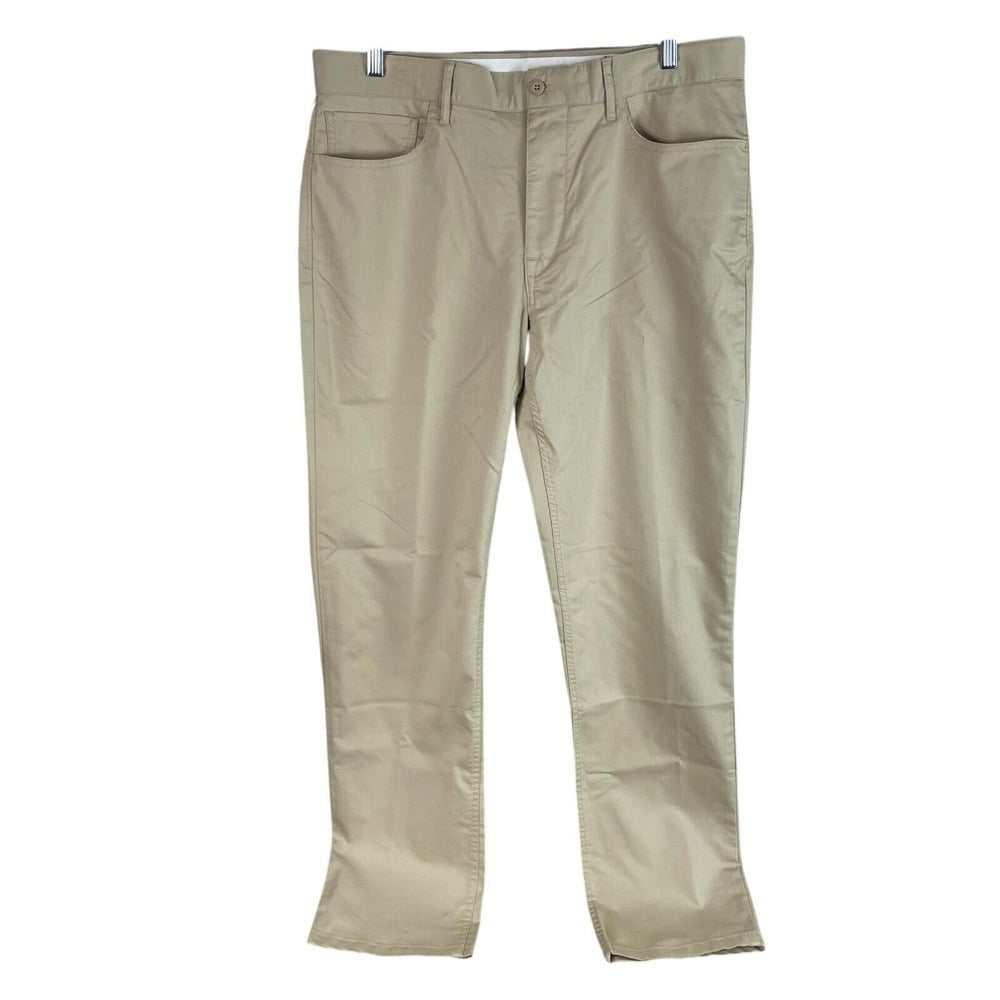 NEW Polo Ralph Lauren Mens Performance Pants 35x32 Beige Stretch Quick Dry 125