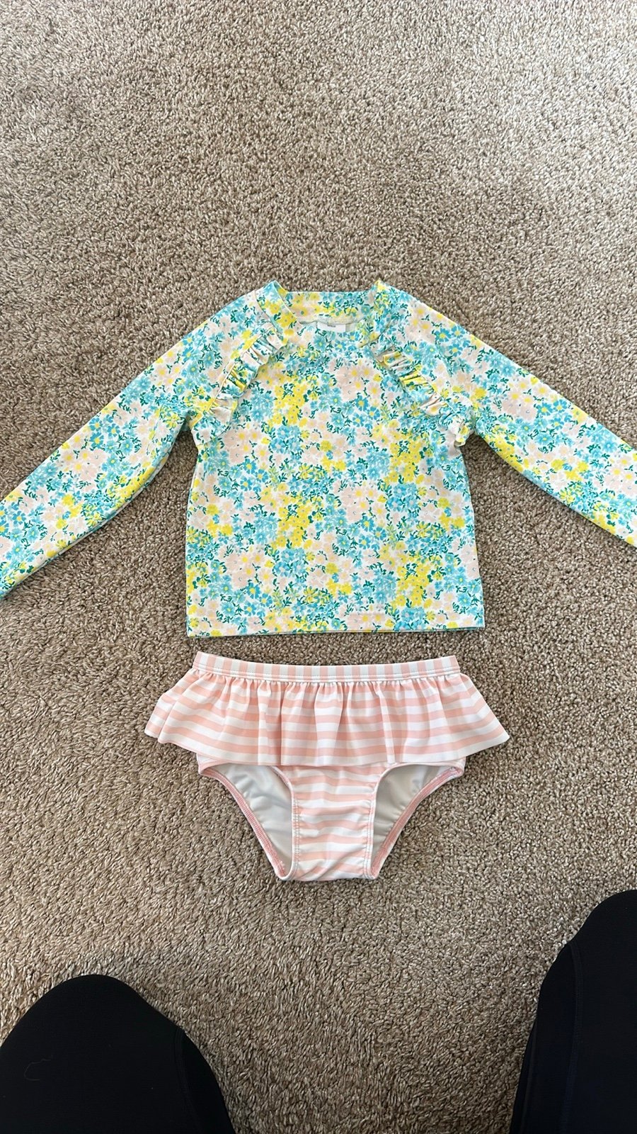 Tucker + Tate Two Piece Rashguard Bikini - 18M