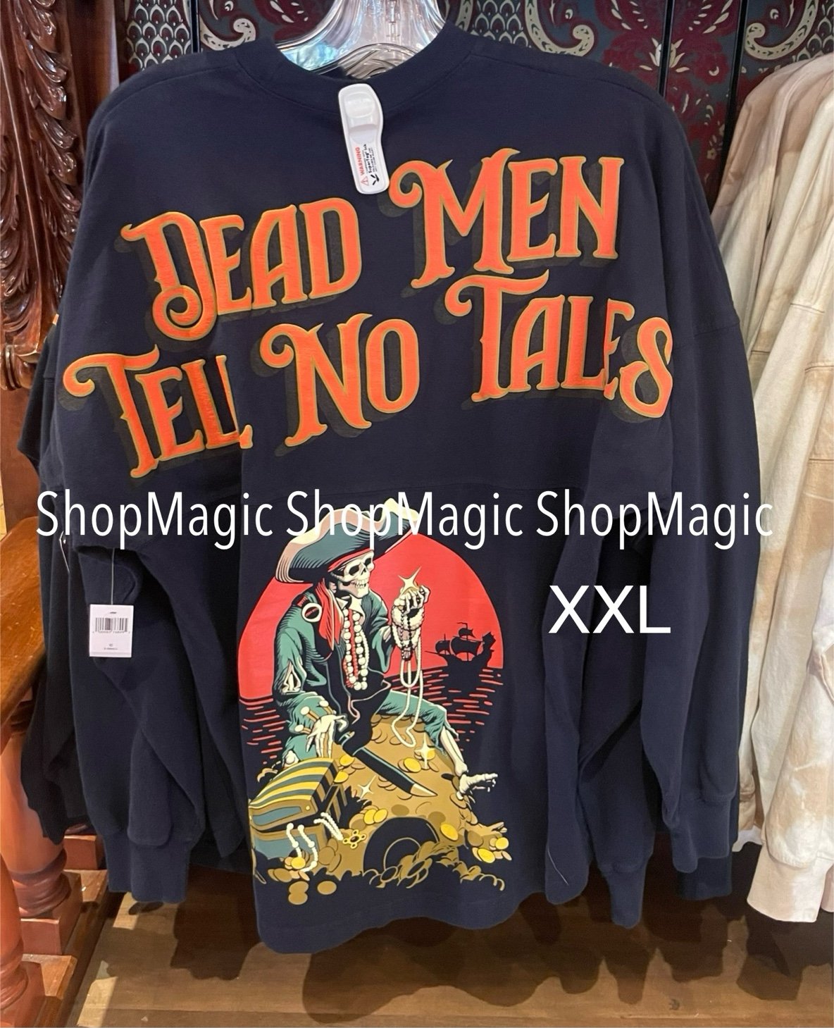 Disney Parks Pirates of the Caribbean Spirit Jersey- Dead Men Tell no Tales