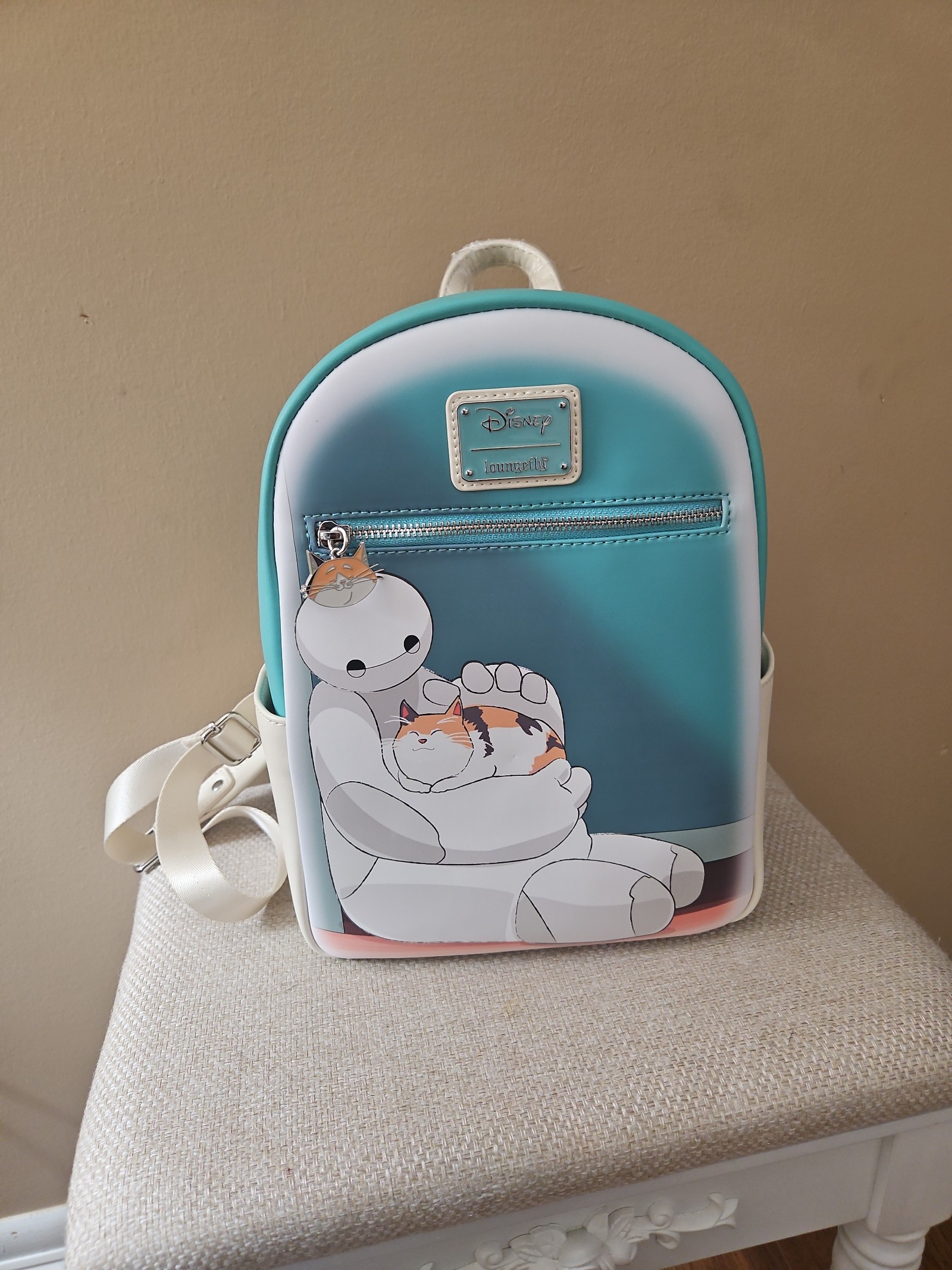 Loungefly Disney Big Hero 6 Baymax & Mochi Mini Backpack NWT