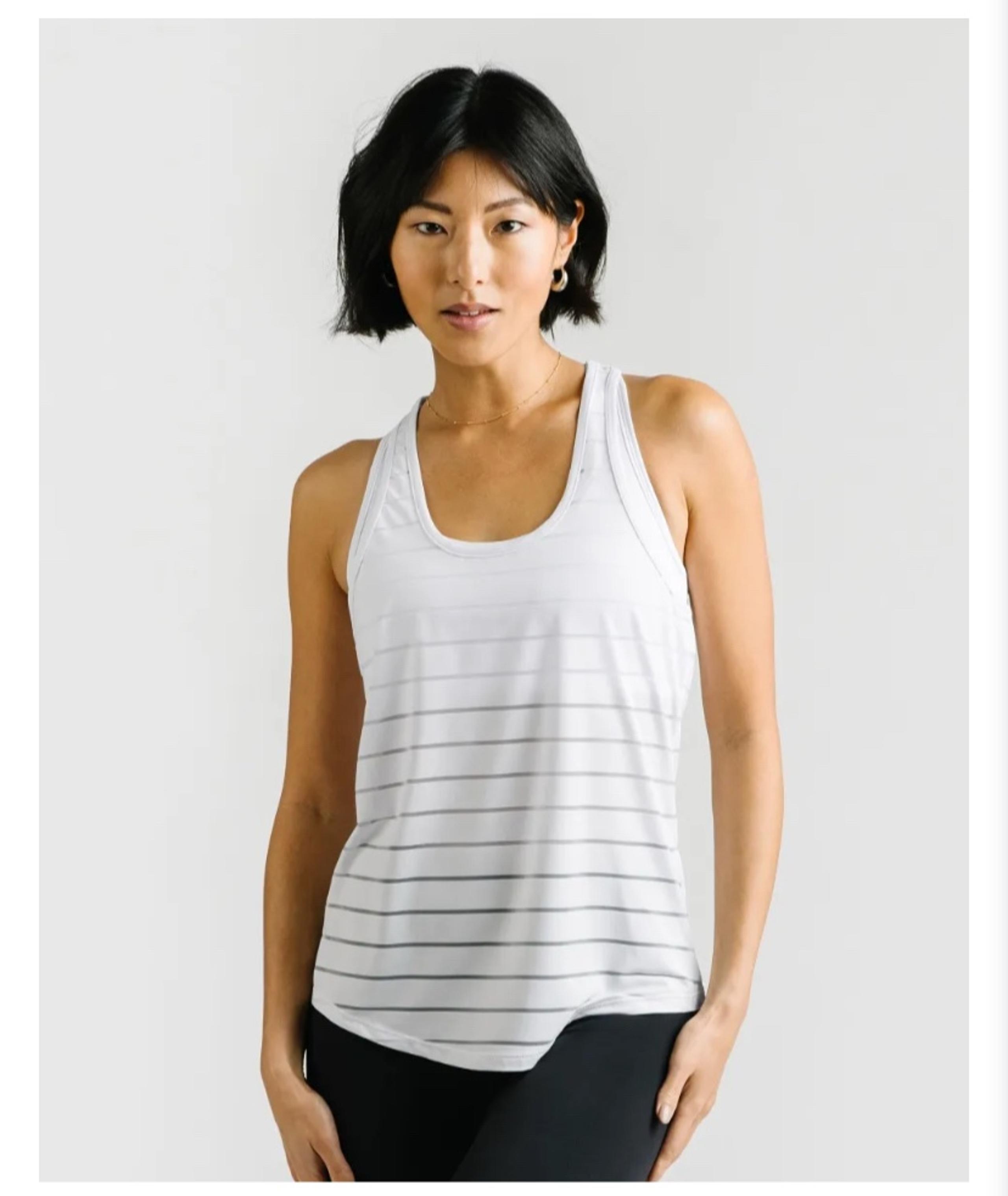 Women’s Zyia Active White Havana Tank