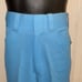 Vtg 70s baby blue double knit polyester pants
