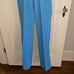 Vtg 70s baby blue double knit polyester pants