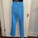 Vtg 70s baby blue double knit polyester pants