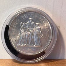 1977 France Hercules 50 Francs