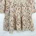 ba&sh Belle Ruffled Mini Shirt Dress M Floral Print Long Sleeve Cottage Tiered