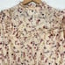 ba&sh Belle Ruffled Mini Shirt Dress M Floral Print Long Sleeve Cottage Tiered