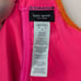 Kate Spade New York Radiant Hot Pink Orange Piping One Piece Swimsuit Medium NWT