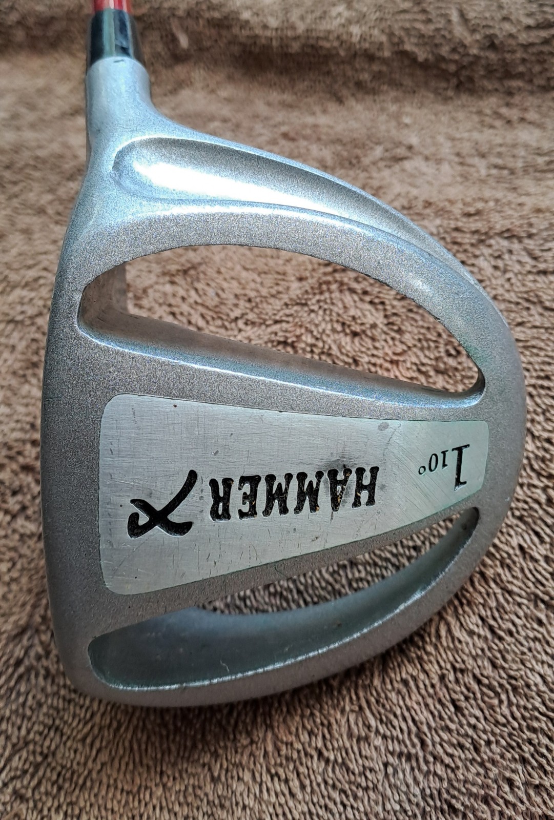 PutterGolf Club HAMMER X factor driver 10 RH graphite Original Grip. Very Good