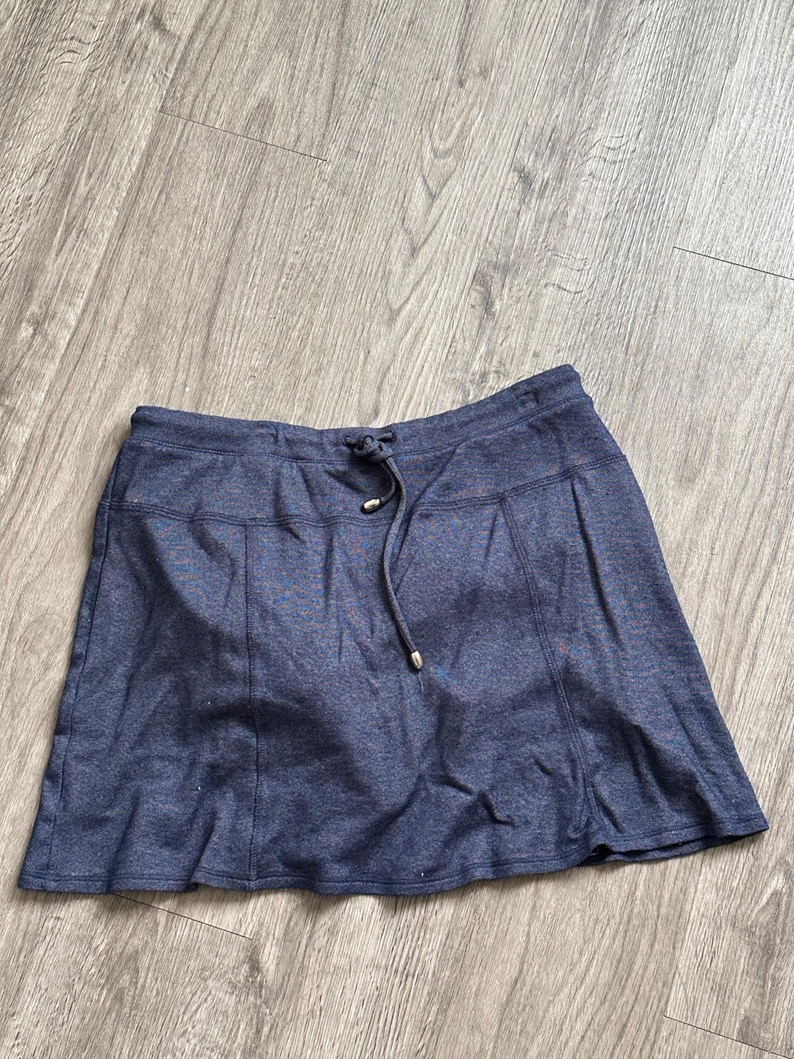 GREEN TEA BLUE SKORT SKIRT MINI RUNNING WORKOUT EVERYDAY MEDIUM M