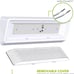 4pk- Leisure LED RV Exterior Porch Utility Light XL 12v 650 Lumen Lighting Fixtu