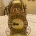 Vintage Lionel Peck Mantel/Desk Brass Clock, London