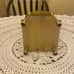 Vintage Lionel Peck Mantel/Desk Brass Clock, London