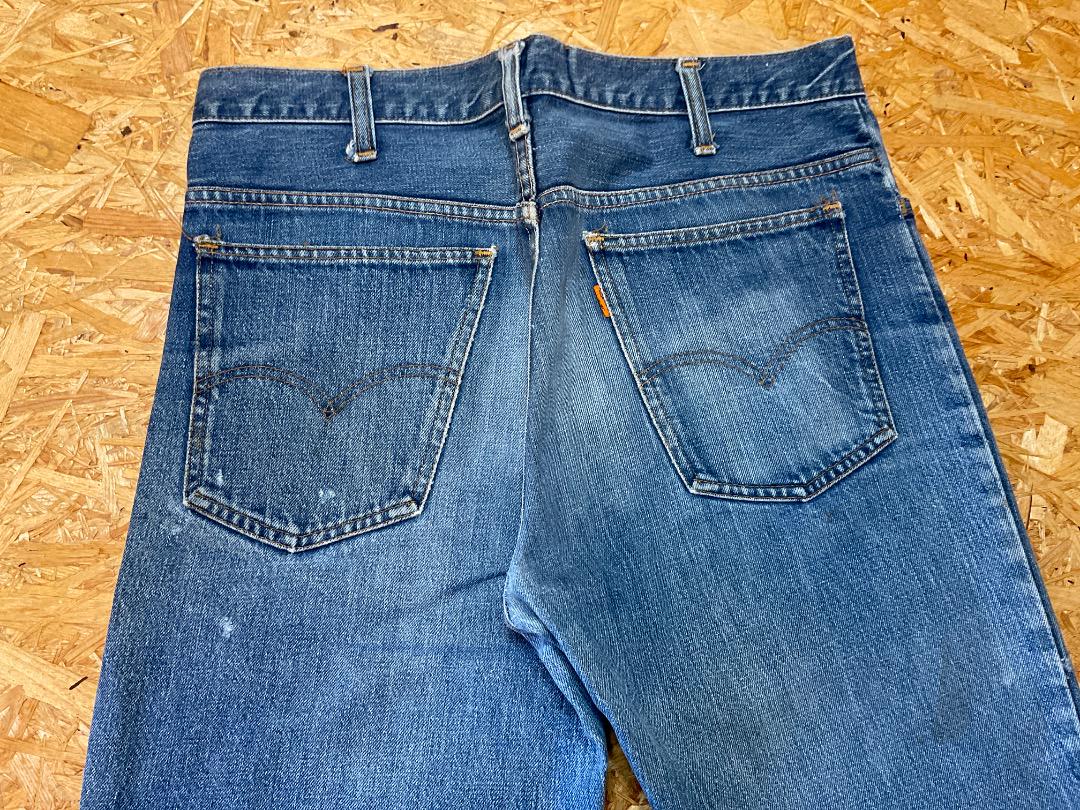 Levi's 60s 70s Orange Tab BIG E 646 Flare Denim Pants