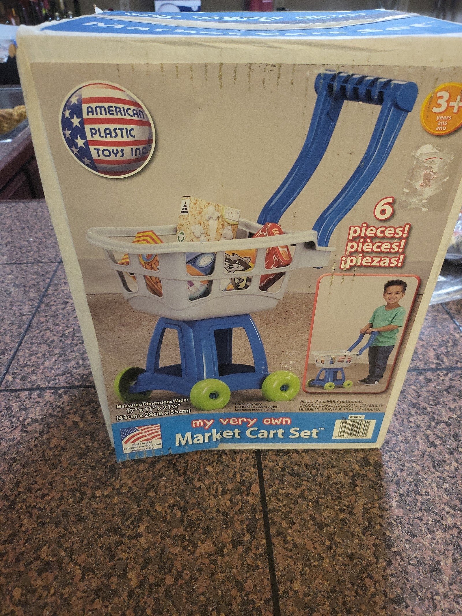 American plastic toys shopping cart sale