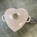 Smith & Clark 3QT Enameled Cast Iron Dutch Oven - Pink Heart
