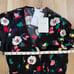 Seraphine Black Floral Maternity Midi Dress 4