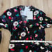 Seraphine Black Floral Maternity Midi Dress 4