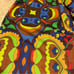 Nuvula joggers sci-fi red brown psychedelic print drawstring waist