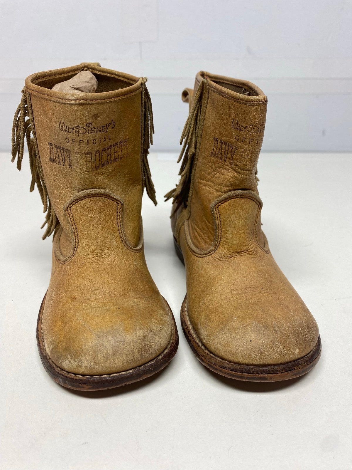 Walt Disneys Official Davy Crocketts 1950's children boots