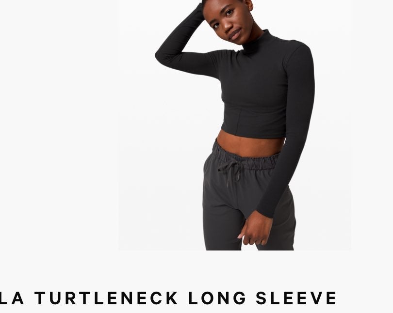 Lululemon TurtleNeck Crop brand new w Ta