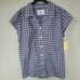 The Cats Pajamas Womens Daisy Button Up Sleep Shirt Blue Size Large Floral NWT