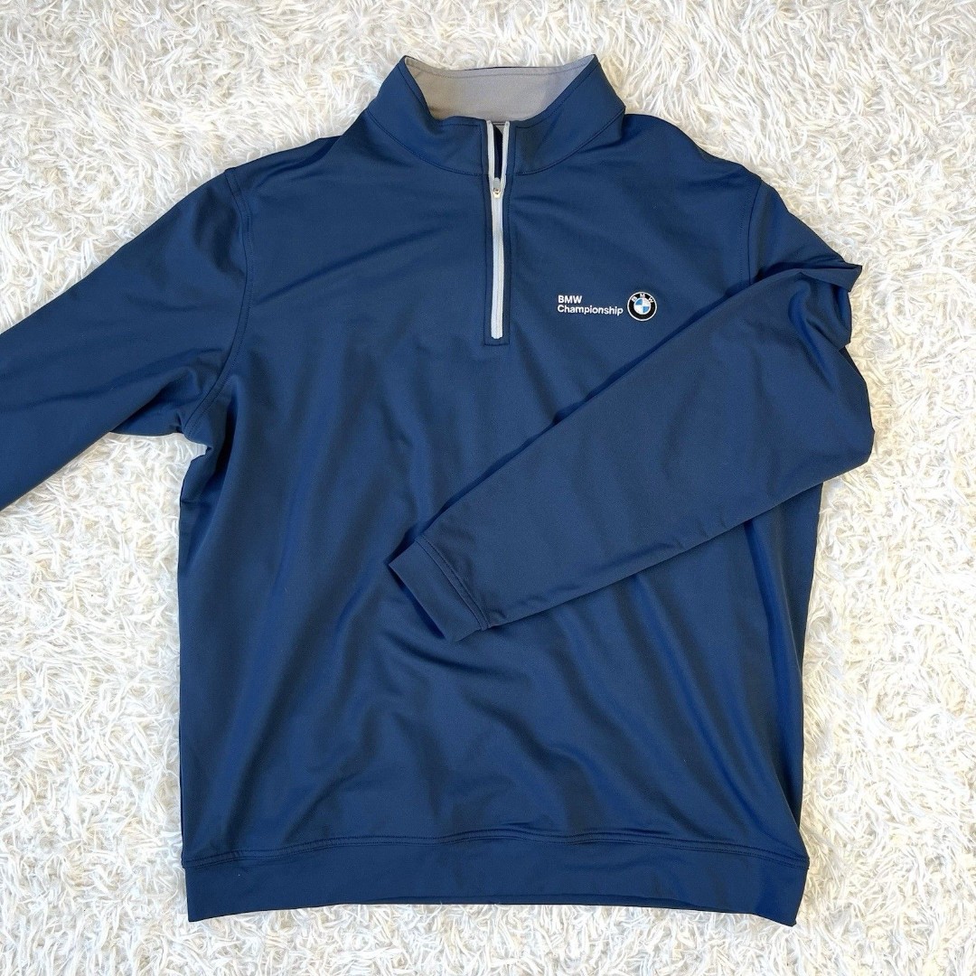 Peter Millar x BMW Championship Belfast 1/4 Zip Pullover Jacket Men's Size XL