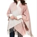 Soia & Kyo Scarfigan Wrap One Size Fits 4-12 Taupe/Light Pink/Off-white Colorblo