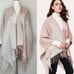 Soia & Kyo Scarfigan Wrap One Size Fits 4-12 Taupe/Light Pink/Off-white Colorblo