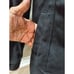 Men's Black Denim Cotton Long Sleeve Buttons Front Casual jeans Jacket Size M