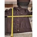 Men's Black Denim Cotton Long Sleeve Buttons Front Casual jeans Jacket Size M