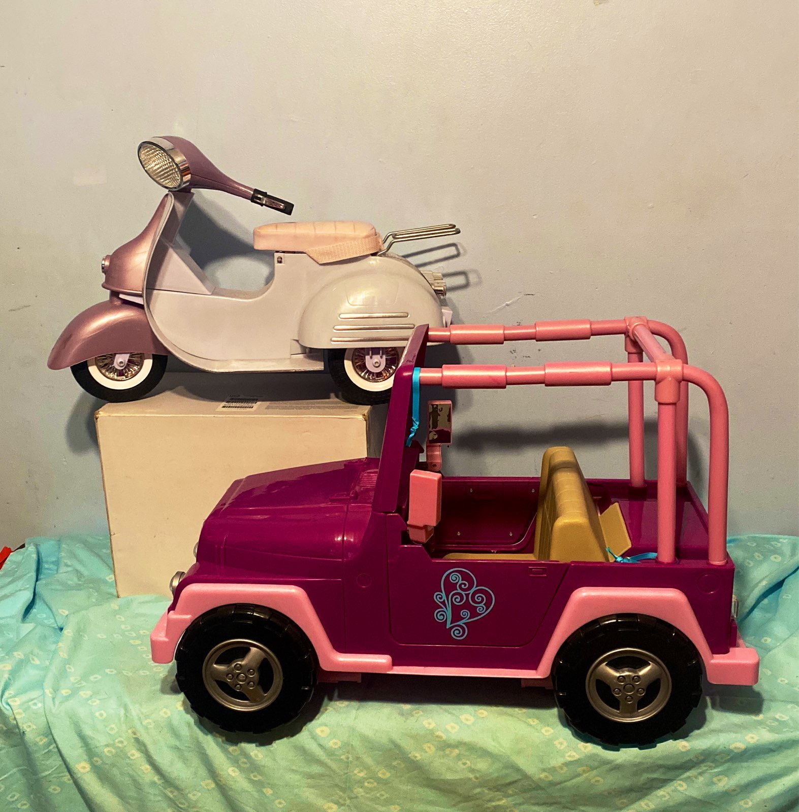 Our Generation Jeep and Scooter