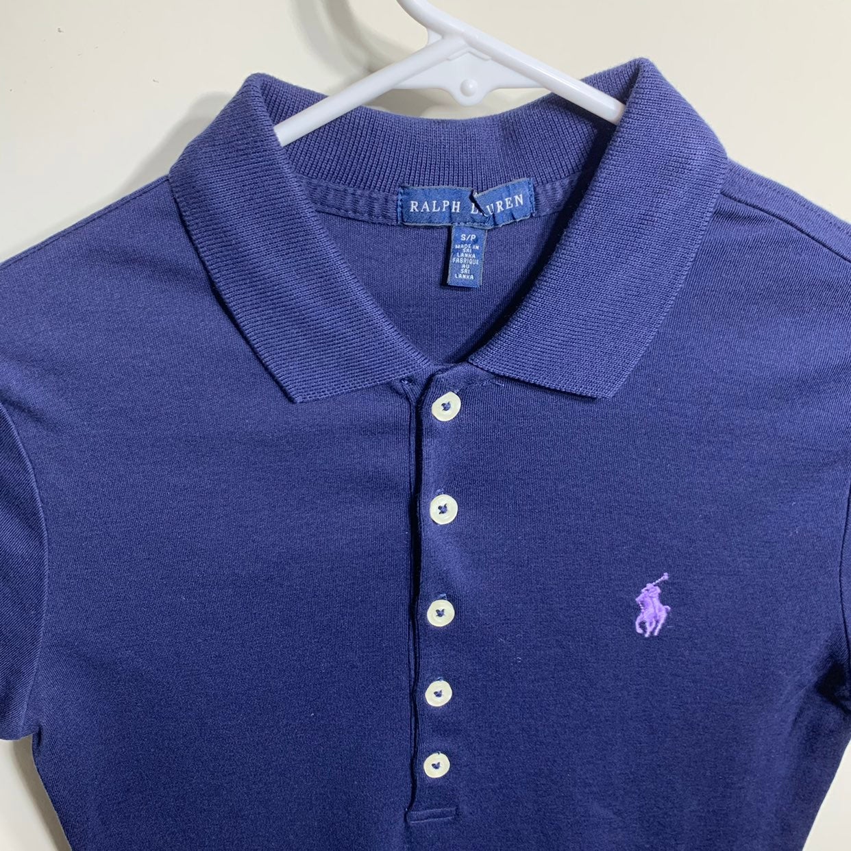 Ralph Lauren Polo Shirt, Navy, S