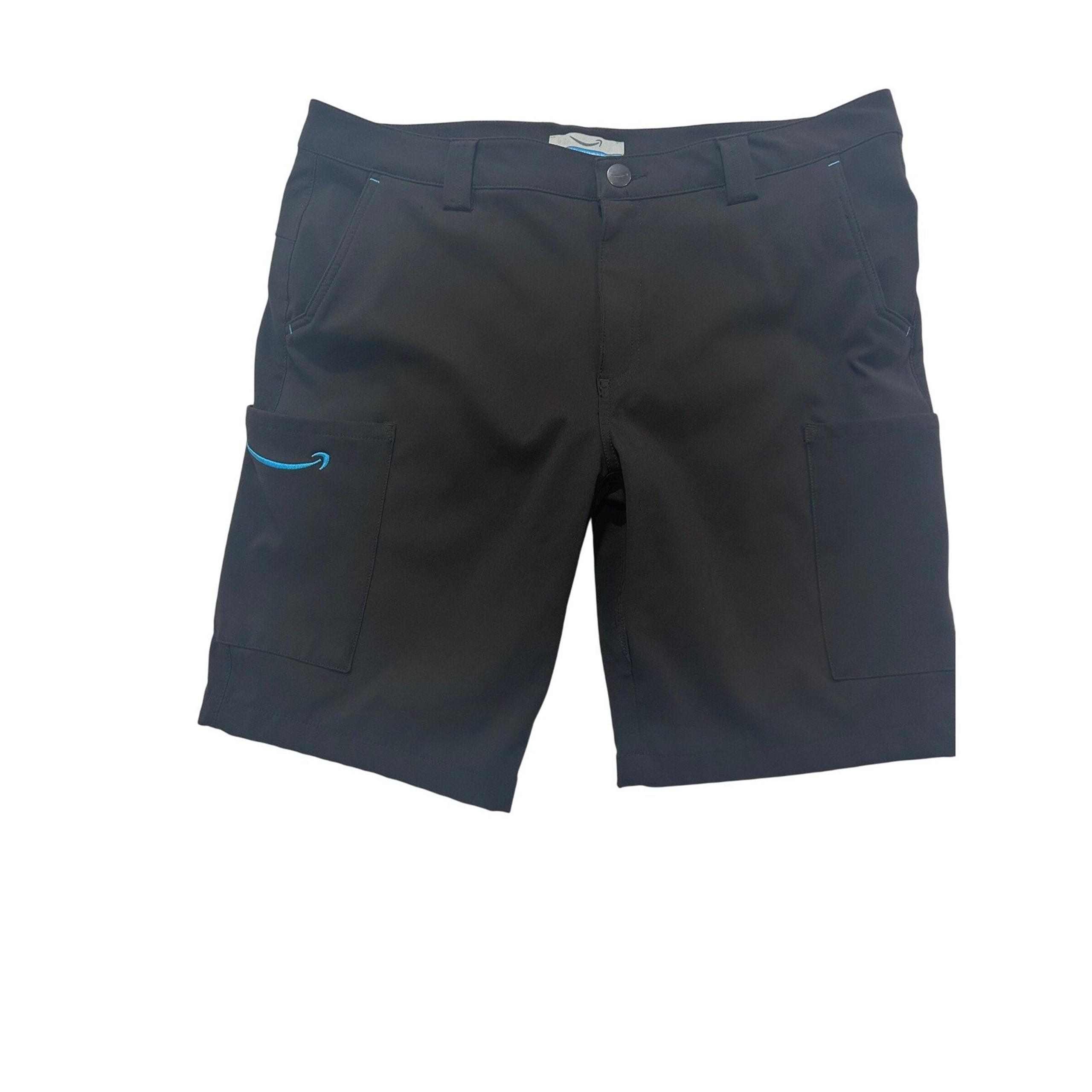 Amazon Work Shorts Cargo Pockets Comfort Fit Casual Black XL (548)
